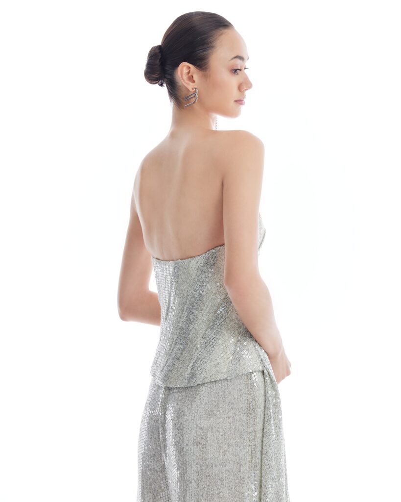 トップス melt the lady drape spiral Spiral Tube Top - MILIN